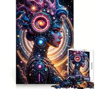 Puzzle Oracle Céleste pour Adolescents 1000 Pièces Développement Cérébral Plaisir Calme Assemblage Propre Cadeau de Saison (38x52cm)