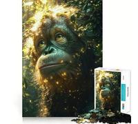Puzzle Orang-outan dans la Jungle pour Adultes 1000 pièces Édition spéciale Liste de souhaits du Père Noël (38x26cm)