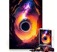 Puzzle Orange Portal 1000 pièces pour Adultes, Jeu Intelligent et Amusant à Assembler Ensemble, Cadeau saisonnier (38x26cm)