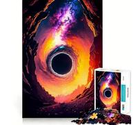 Puzzle Orange Portal 1000 pièces pour Adultes, Jeu Intelligent et Amusant à Assembler Ensemble, Cadeau saisonnier (38x26cm)