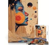 Puzzle Orbiting Echoes 1000 pièces pour Adolescents, Jeu de réflexion, Design paisible et Amusant, Cadeau Unique (38x26cm)
