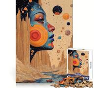 Puzzle Orbiting Echoes 1000 pièces pour Adolescents, Jouet cognitif, Passe-Temps apaisant, Finition Premium, liste de souhaits du Père Noël (50x75cm)