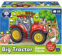 Puzzle - ORCHARD - Le tracteur - Multicolore - Rouge - 3 ans et plus