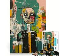 Puzzle Original de 1000 pièces représentant Un Portrait Abstrait, idéal pour Les Adolescents Jeu intellectuel Stimulant, détente et créativité Découpe de Haute qualité Cadeau de Saison (38x52cm)