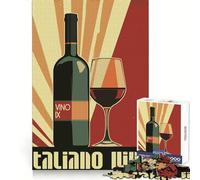 Puzzle Original Italien sur Le thème du vin, 1000 pièces, pour Adolescents, Stimulant la réflexion, Joie familiale, Cadeau mémorable (38x26cm)