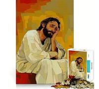 Puzzle Original Jésus dans Les pensées de 1000 pièces pour Adolescents, Jeu de réflexion, Jouet à Partager, découpe Nette, (38x52cm)