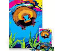 Puzzle Ornithorynque Odyssée sous-Marine 1000 Pièces pour Adultes Jeu Cognitif Amusant à Assembler Collection d'Images (38x26cm)