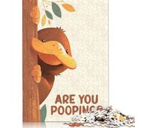 Puzzle Ornithorynque regarde, faites-vous ? Puzzle en papier pour adultes et adolescents, puzzle durable pour adultes, jeux 38 x 26 cm/1000 pièces