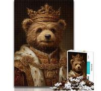 Puzzle Ours en Peluche 1000 pièces pour Adolescents, 1000 pièces pour Adultes et Adolescents Relax Games est Un pour Toute la Famille 26x38cm
