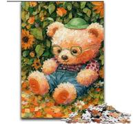Puzzle Ours en Peluche de 1000 pièces pour Adultes et Adolescents, Un Jeu Stimulant, idéal comme Cadeau pour Toute la Famille (50x75cm)