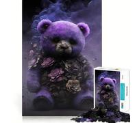 Puzzle Ours en Peluche Mort-Vivant 1000 pièces pour Adolescents Stimule l'esprit Ajustement Parfait Loisirs captivants pour des Moments de détente à la Maison (38x26cm)