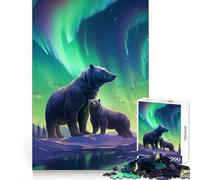 Puzzle Ours et Petit du Nord 1000 Pièces pour Adolescents Développe la Compétence Analytique, Loisirs Conscience, Assemblage Solide, Cadeau de Vacances (50x75cm)