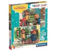 Puzzle Enfant 2 X 20 Pieces - Ours Paddington A La Maison / En Promenade - Collection Dessin Animé