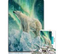 Puzzle Ours Polaires 1000 Pièces pour Adultes et Adolescents pour Toute la Famille Adapté aux Enfants de 14 Ans et Plus (26x38cm)