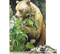 Puzzle ours vintage de 500 pièces, puzzle défi impossible pour adultes de 18 ans et plus, 500 pièces (52 x 38 cm)