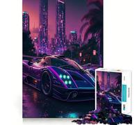 Puzzle Pagani Zonda HP Barchetta 1000 pièces pour Adolescents, Jeu de logique Clair, léger et Relaxant, découpe Parfaite, (50x75cm)