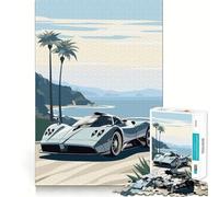 Puzzle Pagani Zonda R Evo Art Hard pour Adultes, 1000 pièces, Puzzle Facile à Assembler, Cadeau Artistique (38x52cm)