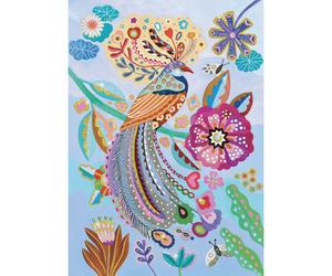 Puzzle pailleté Wizzy L'oiseau étincelant (50 pièces)