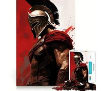 Puzzle Paladin Guerrier pour Adolescents 1000 pièces Stimule la mémoire Jeu d'intérieur Image à Assembler Cadeau de Vacances (38x52cm)