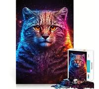 Puzzle Pallas Chat Animal 1000 pièces Jeu de Concentration mentale Découpe de précision Bords Lisses Jeu de Construction de Liens significatifs (50x75cm)