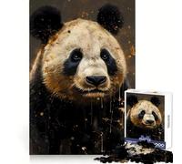Puzzle Panda Ami Imaginaire 1000 Pièces Cadeau pour Adultes Stimule la Mémoire Détente Mentale Découpe Premium Surprise Chaleureuse (38x26cm)