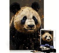 Puzzle Panda Ami Imaginaire 1000 Pièces pour Adolescents Puzzle Mémoire Soulevant Lumière Relaxant Image Assembler Cadeau Exquis (50x75cm)