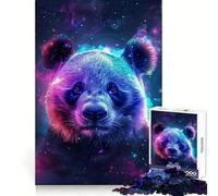 Puzzle Panda Animal Espace pour Adultes 1000 pièces, Jeu de logique Fine, détente et Finitions soignées, œuvre d'art (38x26cm)