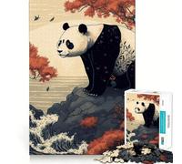 Puzzle Panda Bamboo Japan 1000 pièces pour Adolescents, Jouet intellectuel, détente et Calme, découpe de qualité, Cadeau saisonnier (50x75cm)