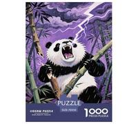 Puzzle Panda Composé De 1000 Pièces pour Adultes,Bamboo Paysage forestier Un Jeu De Dexérité Très Difficile Puzzle Jeu Éducatif Et Stimulant l'art De La Décoration Moderne 70x50cm/1000pcs