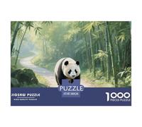 Puzzle Panda Composé De 1000 Pièces pour Adultes,Chemin de forêt Un Jeu De Dexérité Très Difficile Puzzle D'intelligence 38x26cm/1000pcs