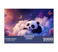 Puzzle Panda Composé De 1000 Pièces pour Adultes,Dreamy Nuages Un Jeu De Dexérité Très Difficile Puzzle,Jeu Éducatif Aux Défis 38x26cm/1000pcs