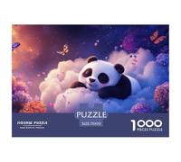 Puzzle Panda Composé De 1000 Pièces pour Adultes,Dreamy Nuages Un Jeu De Dexérité Très Difficile Puzzle Éducatif Aux Défis 70x50cm/1000pcs