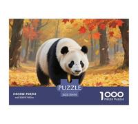 Puzzle Panda Composé De 1000 Pièces pour Adultes,Forêt d'automne Un Jeu De Dexérité Très Difficile Puzzle Éducatif avec des Défis 70x50cm/1000pcs