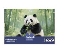 Puzzle Panda Composé De 1000 Pièces pour Adultes,Forêt de bambous Un Jeu De Dexérité Très Difficile Puzzle D'intelligence 38x26cm/1000pcs