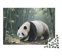 Puzzle Panda Composé De 1000 Pièces pour Adultes,Forêt de bambous Un Jeu De Dexérité Très Difficile Puzzle Jeu Éducatif l'art De La Décoration Moderne 1000pcs (75x50cm)