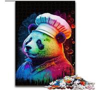Puzzle Panda Cooks 1000 pièces pour Adultes, Jeu Familial Anti-Stress, défi Difficile, Superbes Cadeaux et Jouets (50x75cm)