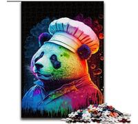 Puzzle Panda Cooks pour Adultes 1000 pièces, pour 14 Ans et Plus Entraînez Votre Cerveau et Vos Mains Cadeaux de Noël (26x38cm)