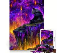 Puzzle Panda dans Une forêt Magique 1000 pièces Jeu de réflexion apaisant Découpe de précision Pièce de Collection (50x75cm)