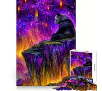 Puzzle Panda dans Une forêt Magique 1000 pièces pour Adultes, Jeu de réflexion, Loisirs, découpe Nette, Cadeau Exceptionnel (38x26cm)