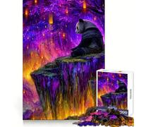 Puzzle Panda dans Une forêt Magique pour Adultes, 1000 pièces, Jeu de logique Fine, détente et Finitions soignées, œuvre d'art (38x52cm)