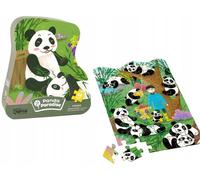 Puzzle Panda de la forêt de bambous 48 éléments