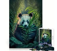 Puzzle Panda Enjoys It 1000 pièces pour Adultes, Jouet cognitif, Moment de complicité, Motif à Assembler, Cadeau de Noël (50x75cm)