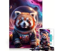 Puzzle Panda Explorateur de l'espace 1000 Pièces pour Adultes Jeu de Logique et de Détente Bords Lisse (38x26cm)