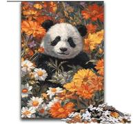Puzzle Panda Fleur 2000 pièces pour Adolescents, Cadeaux pour Les 14 Ans et Plus, Casse-tête, Jeux en Famille, Cadeaux d'anniversaire de Noël (70x100cm)