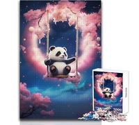 Puzzle Panda Frissons Adultes 1000 Pièces - Jeu d'Éveil et de Réflexion Amusant - Cadeau Surprise Original - Dimensions:50x75cm