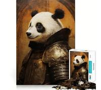 Puzzle Panda Knight 1000 pièces pour Adolescents, Puzzle cérébral Relaxant, Cadeau de qualité supérieure (50x75cm)