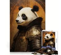 Puzzle Panda Knight 1000 pièces pour Adolescents, Puzzle cérébral Relaxant, Cadeau de qualité supérieure (50x75cm)