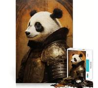 Puzzle Panda Knight pour Adolescents, 1000 pièces, Jeu de réflexion Anti-Stress, découpe Premium, Cadeau Exceptionnel (38x52cm)
