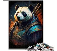 Puzzle Panda Néon Art pour Adultes, 1000 pièces, Puzzle intéressant pour la réduction du Stress avec Le Père Noël 14 Ans et Plus 26x38cm