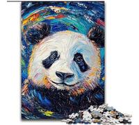 Puzzle Panda Night Sky pour Adultes, 1000 pièces, à partir de 14 Ans, décoration d'intérieur, Jeux de Famille, Cadeaux de Noël et d'anniversaire (26x38cm)